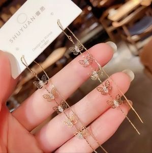 Butterfly Threader Earrings